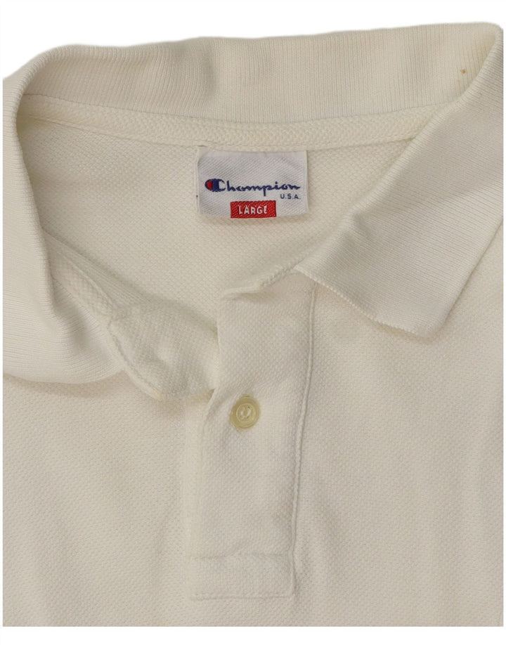 Tricou polo Champion pentru femei UK 14 Large White