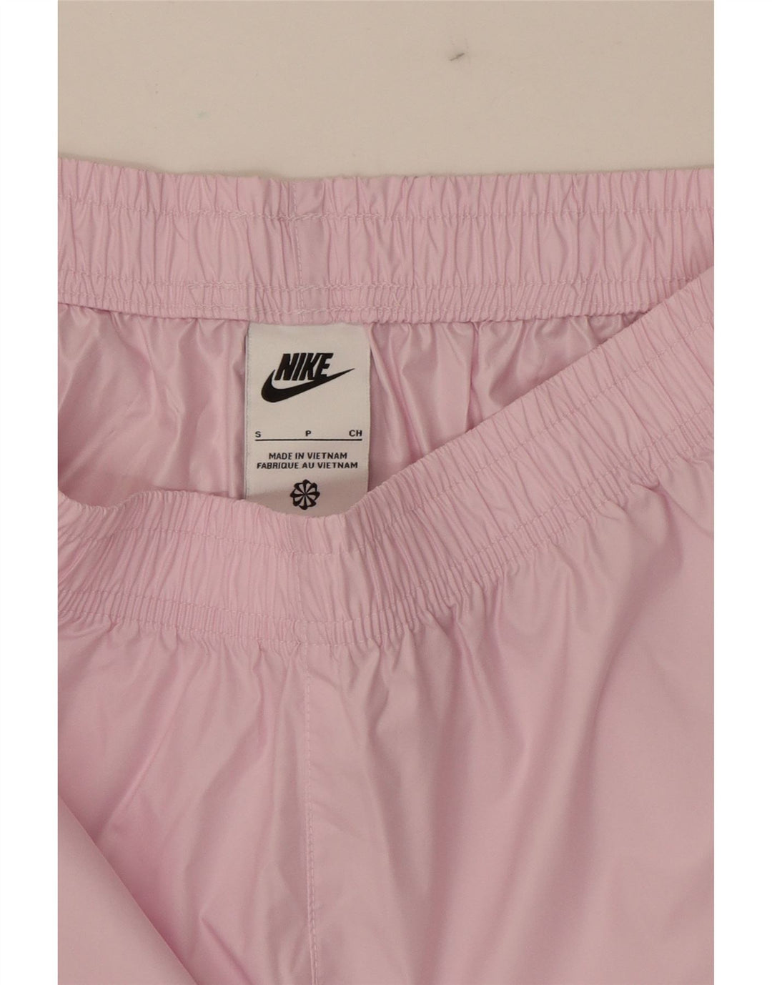 NIKE Womens Sport Shorts UK 10 Small Pink Colourblock Polyester Vintage Nike and Second-Hand Nike from Messina Hembry 