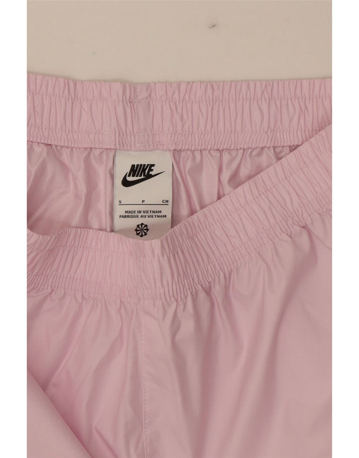 NIKE Womens Sport Shorts UK 10 Small Pink Colourblock Polyester Vintage Nike and Second-Hand Nike from Messina Hembry 