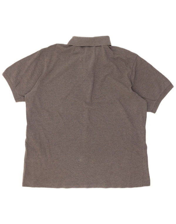 Tricou polo pentru bărbați Lacoste Mărimea 7 2XL Gri