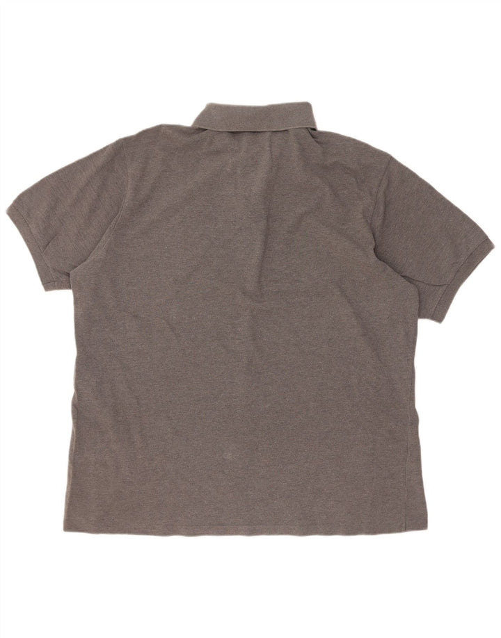 Tricou polo pentru bărbați Lacoste Mărimea 7 2XL Gri