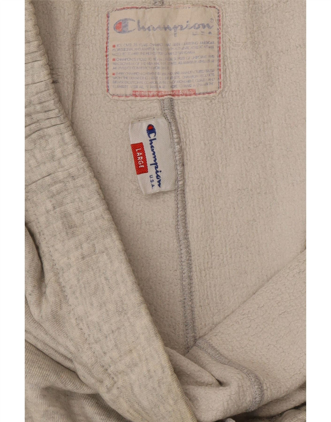 Pantaloni de trening pentru bărbați CHAMPION, bumbac gri mare