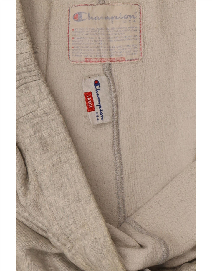 Pantaloni de trening pentru bărbați CHAMPION, bumbac gri mare