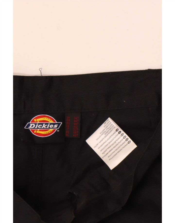 Pantaloni cargo dritti pentru bărbați Dickies W34 L29 poliester negru