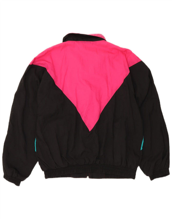 Jachetă de trening pentru femei VINTAGE UK 16, mare, negru, din nailon