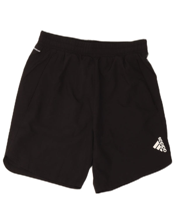 Pantaloni scurți sport Aeroready Adidas pentru bărbați, poliester mediu negru