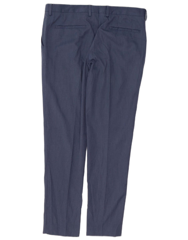 Pantaloni chino slim pentru bărbați Zara EU 44 Large L34 L31 Poliester albastru