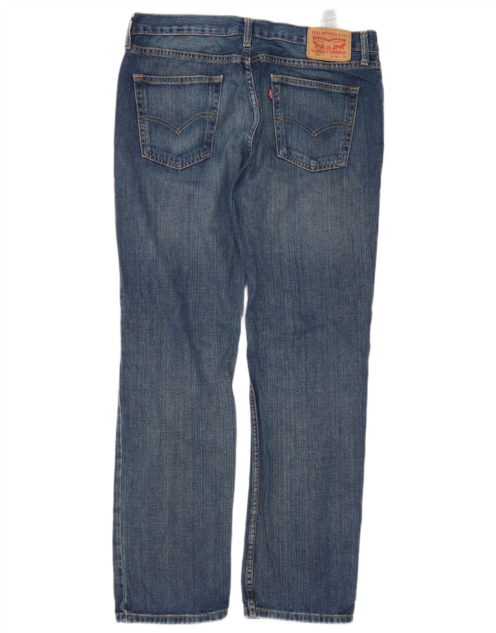 Blugi drepti pentru bărbați Levi's 514 W34 L32 Bumbac albastru