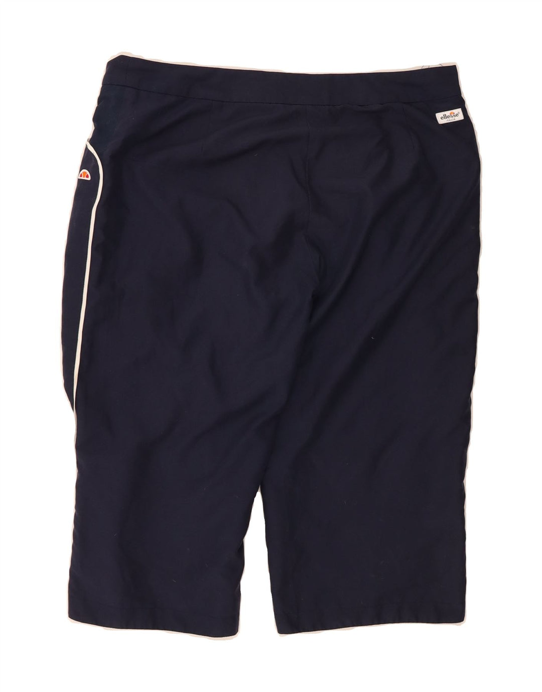 ELLESSE Womens Bermuda Shorts UK 16 Large W34  Navy Blue Polyester Vintage Ellesse and Second-Hand Ellesse from Messina Hembry 