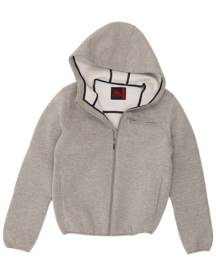 Pulover Kappa pentru femei, cu fermoar, UK 10, gri mic