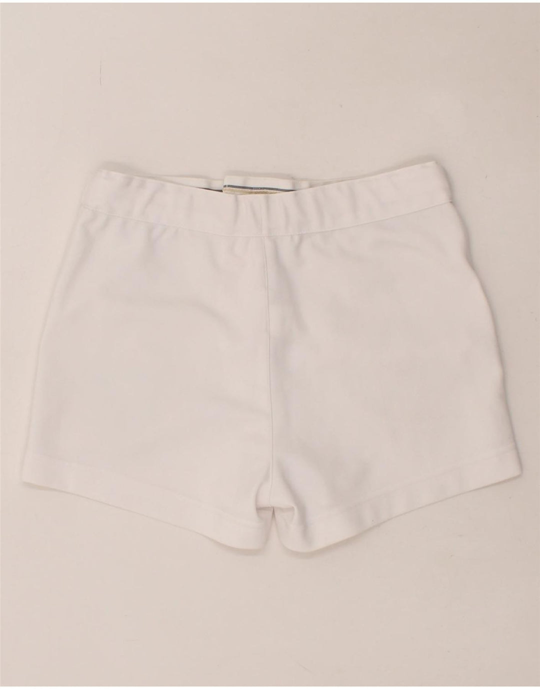 LOTTO Womens Graphic Chino Shorts Medium W30  White Polyester Vintage Lotto and Second-Hand Lotto from Messina Hembry 
