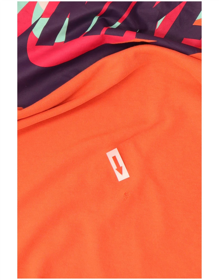 Tricou grafic Nike pentru bărbați Top mare din bumbac portocaliu