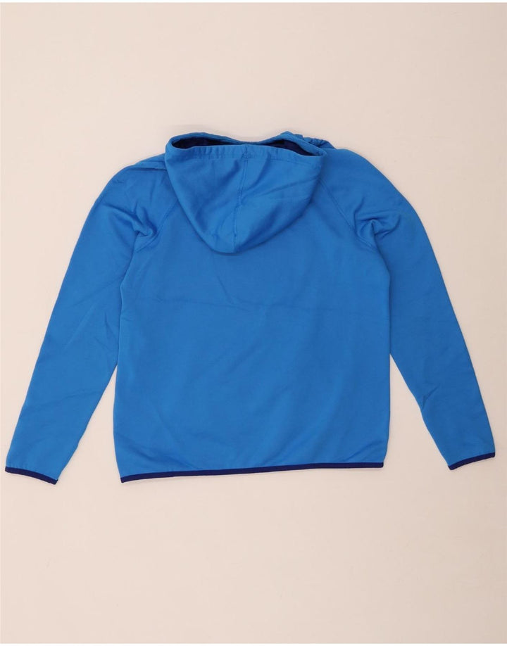 Pulover NIKE pentru damă cu hanoră grafică UK 14, poliester albastru mediu