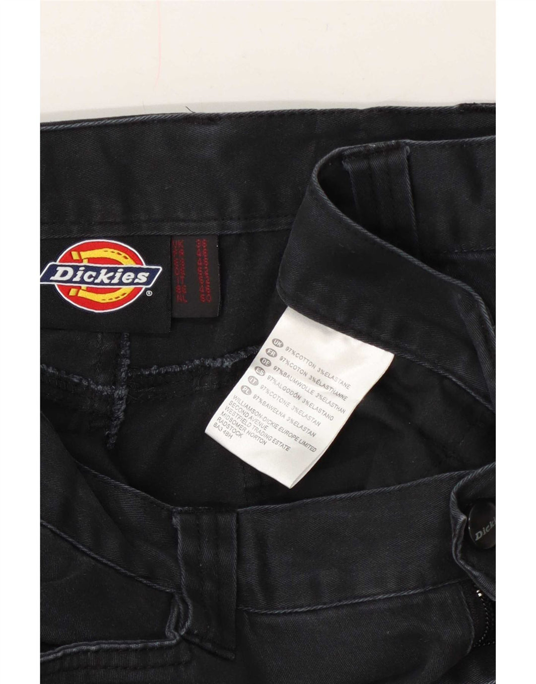 Pantaloni scurți cargo Dickies pentru bărbați W36, mari, albastru, bumbac
