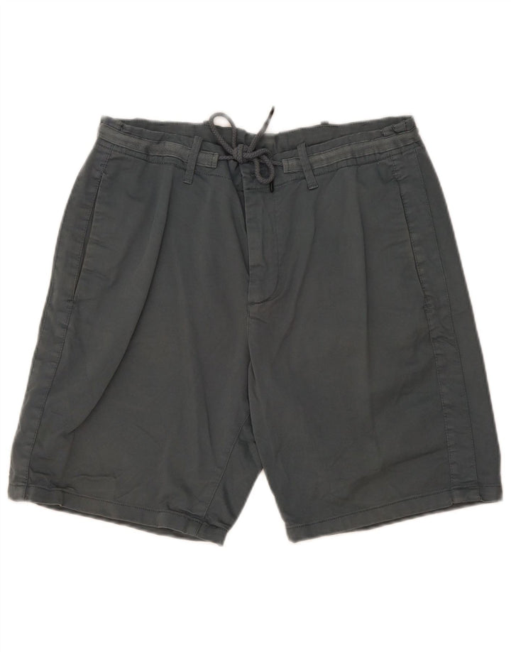 Pantaloni scurți chino pentru bărbați Zara EU 44 Large W34 Gri Bumbac