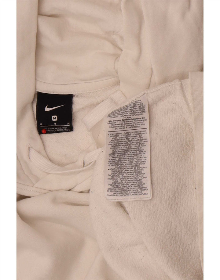 Pulover Nike pentru bărbați, bumbac alb mediu