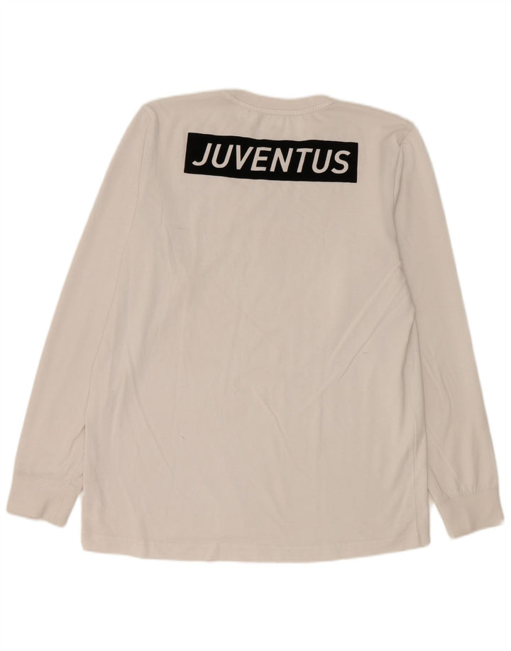 Adidas pentru bărbați Juventus Graphic Top cu mânecă lungă, alb mediu