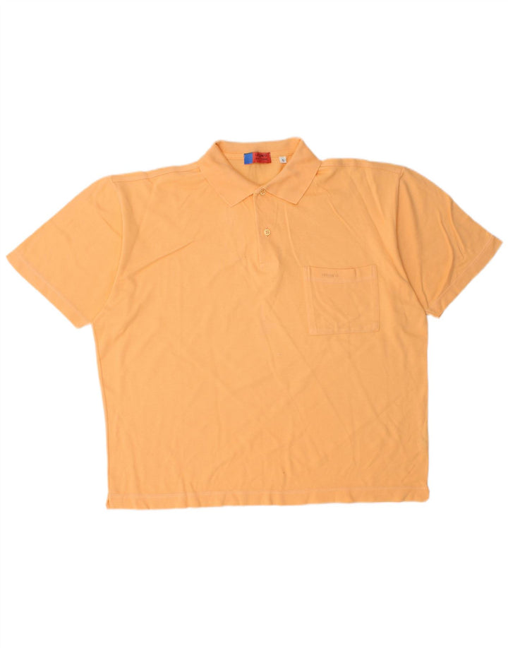 Tricou polo pentru bărbați Ungaro, bumbac portocaliu mare