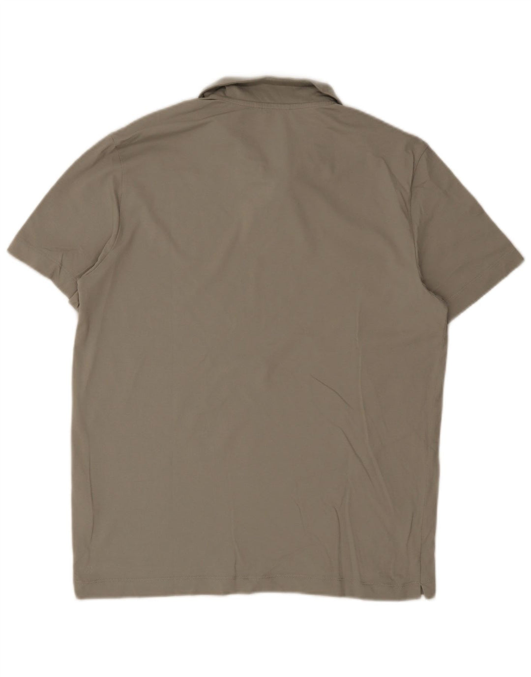 Cămașă polo Massimo Dutti pentru bărbați XL bumbac kaki