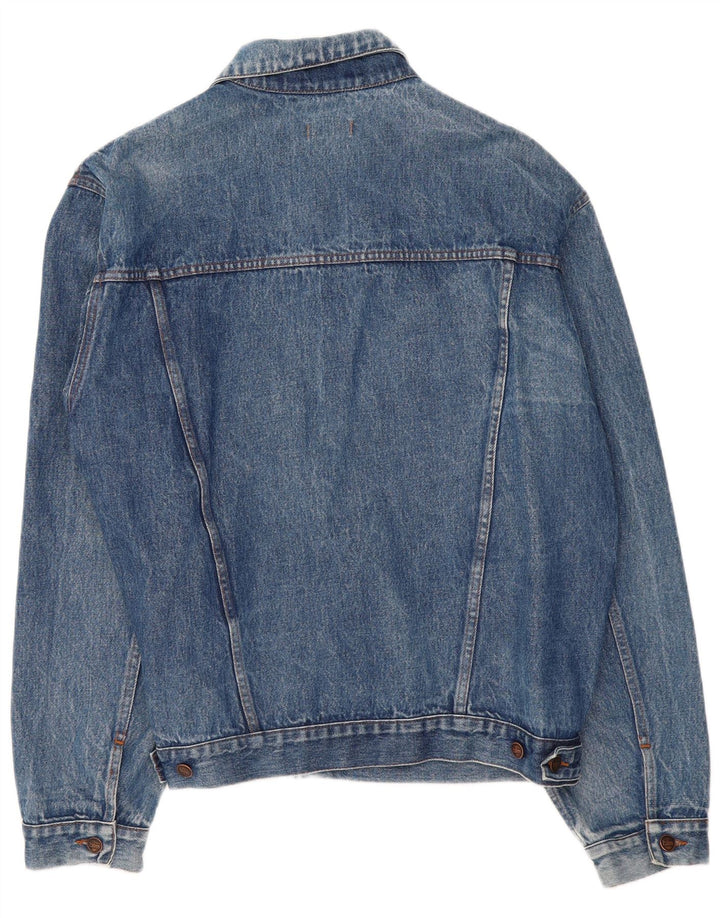 Jachetă de blugi vintage pentru bărbați UK 44 2XL Bumbac albastru