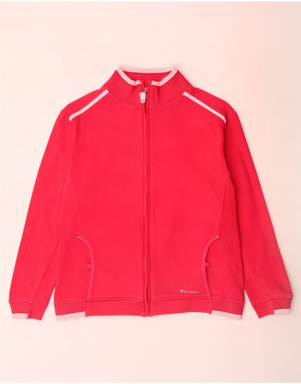 Jachetă de top pentru trening pentru femei Champion Easy Fit UK 16, mare, roz Colorblock