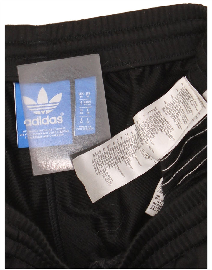 Pantaloni de trening Adidas pentru bărbați, poliester mediu negru