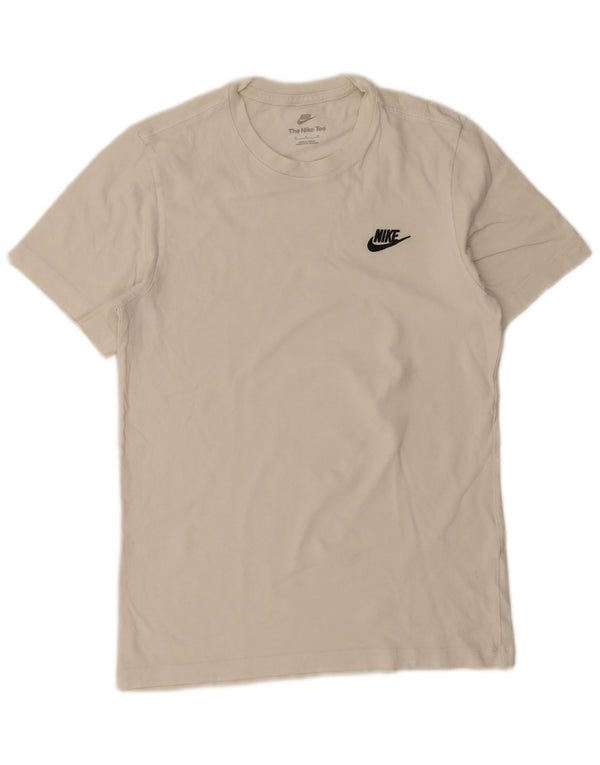 Tricou pentru bărbați Nike Top mic, alb, bumbac