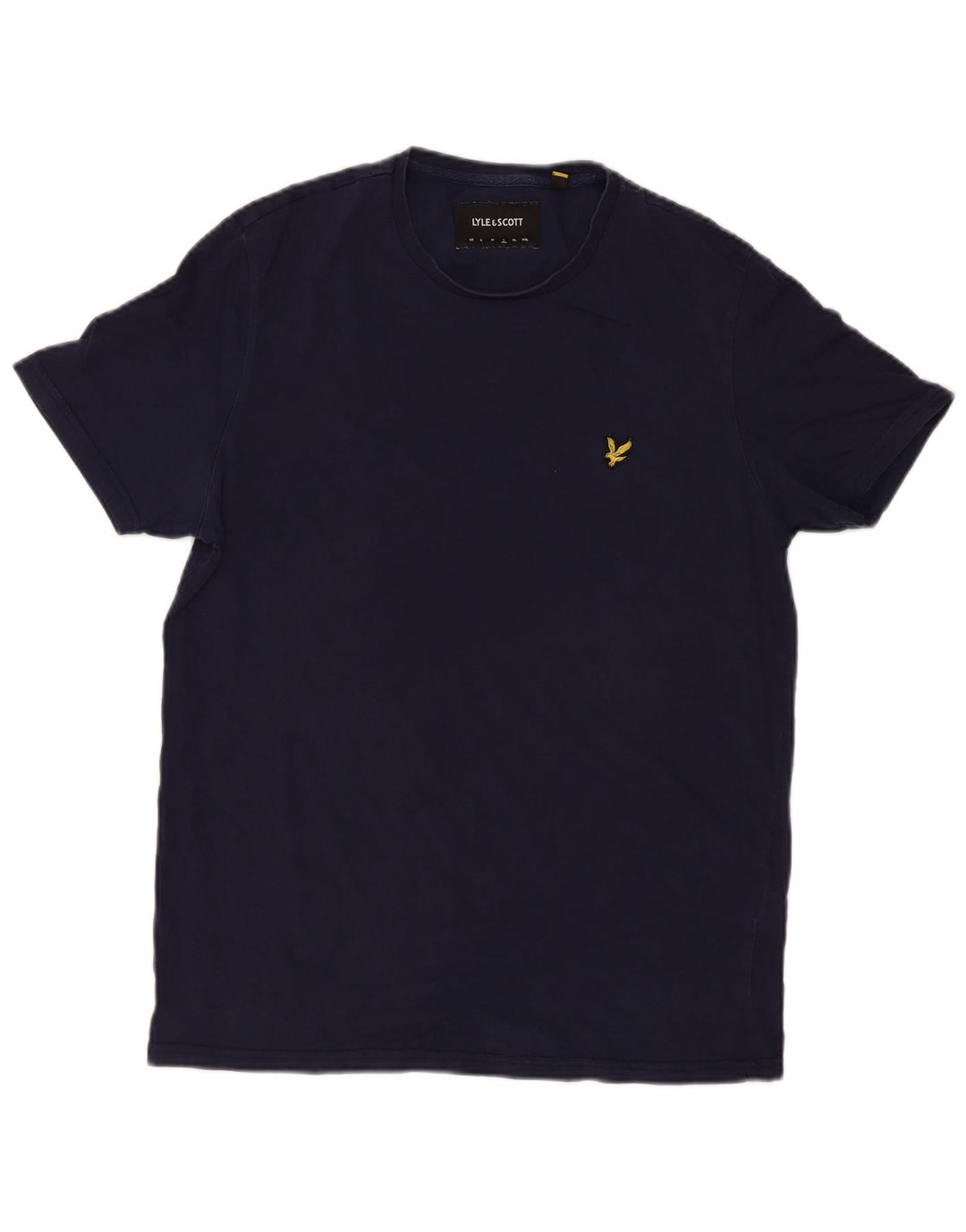 Tricou pentru bărbați Lyle & Scott Top mare din bumbac bleumarin