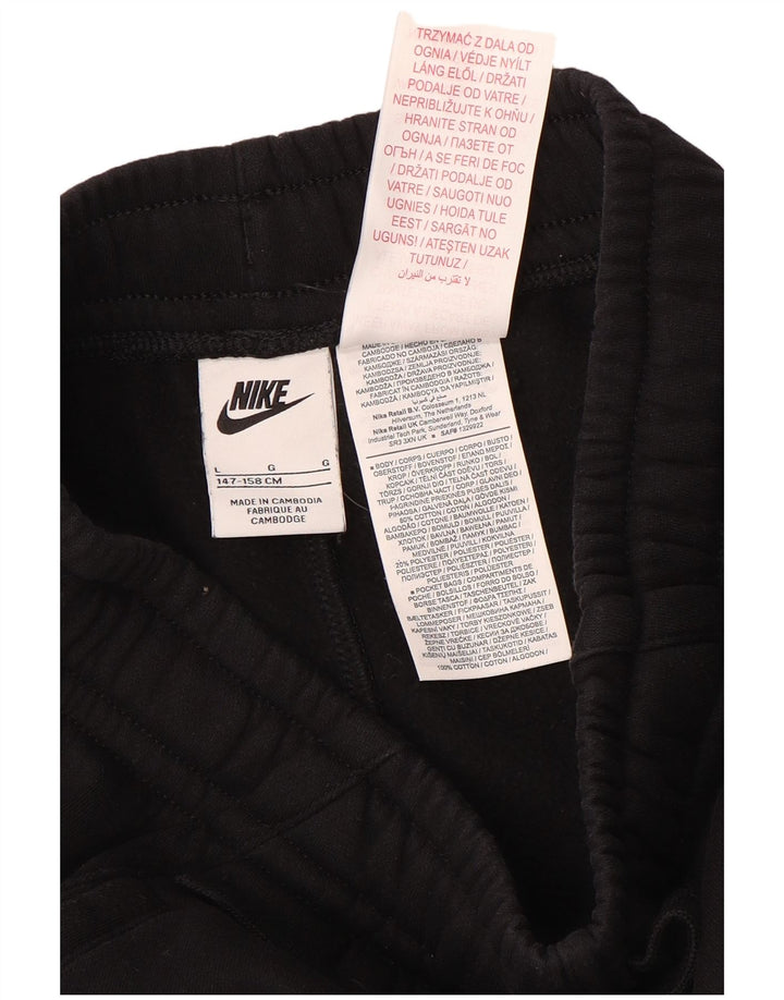 Pantaloni de trening grafic pentru băieți NIKE Pantaloni de jogging 12-13 ani mare negru