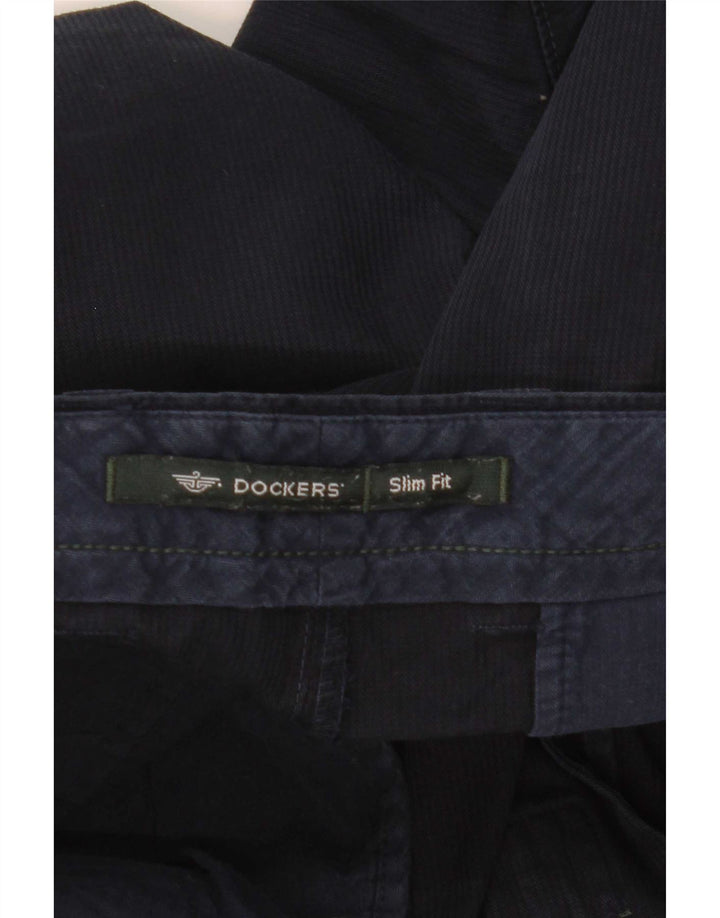 Pantaloni scurți chino pentru bărbați Dockers Slim Fit W30 Medium Bleumarin