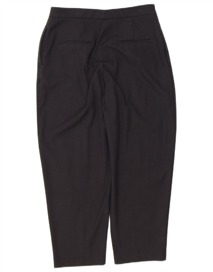 Pantaloni casual conici pentru femei Zara Mediu L28 L25 Poliester gri