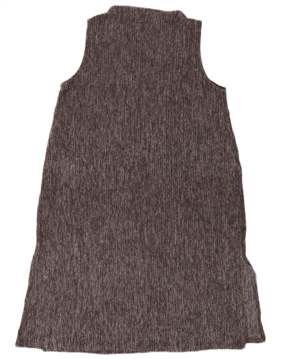 Rochie de bază fără mâneci pentru femei Zara UK 16, mare, gri poliester cu pete
