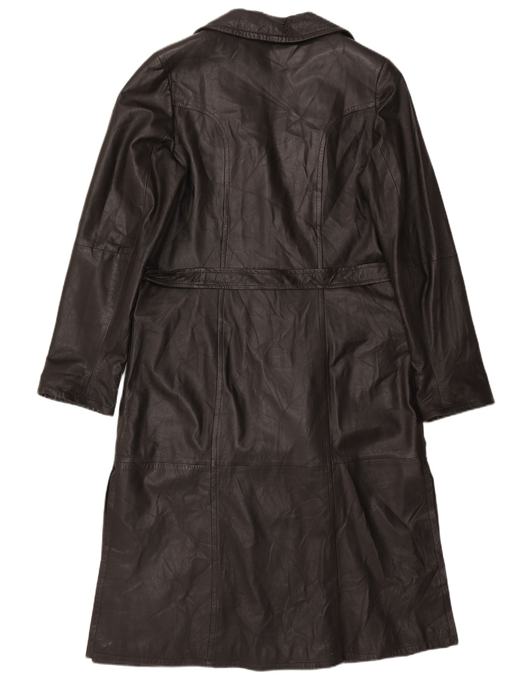Palton din piele vintage pentru femei IT 50 XL din piele maro