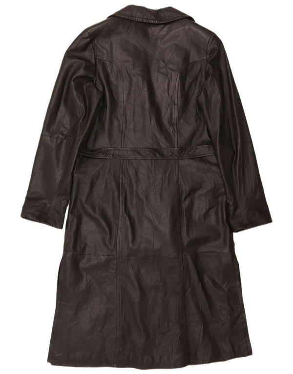 Palton din piele vintage pentru femei IT 50 XL din piele maro