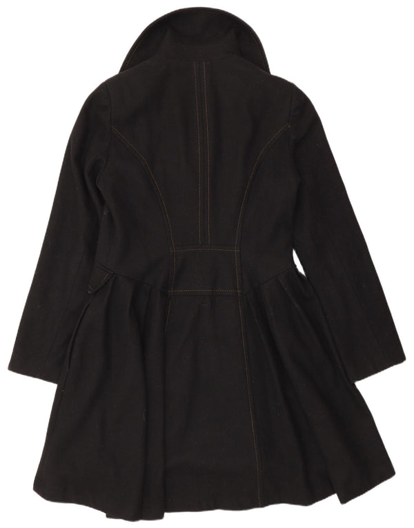 Topshop Jachetă Prințesă Femei UK 12 Medium Lână Neagră