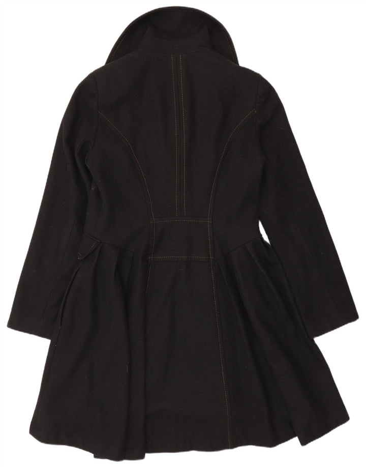 Topshop Jachetă Prințesă Femei UK 12 Medium Lână Neagră