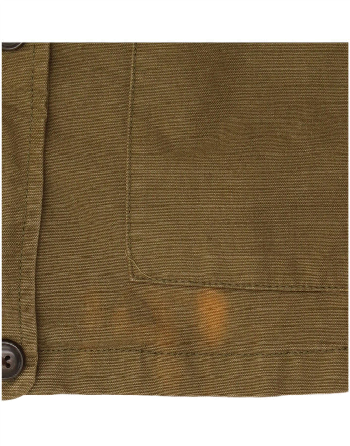 Jachetă militară Fat Face pentru femei UK 12 Medium Khaki Bumbac