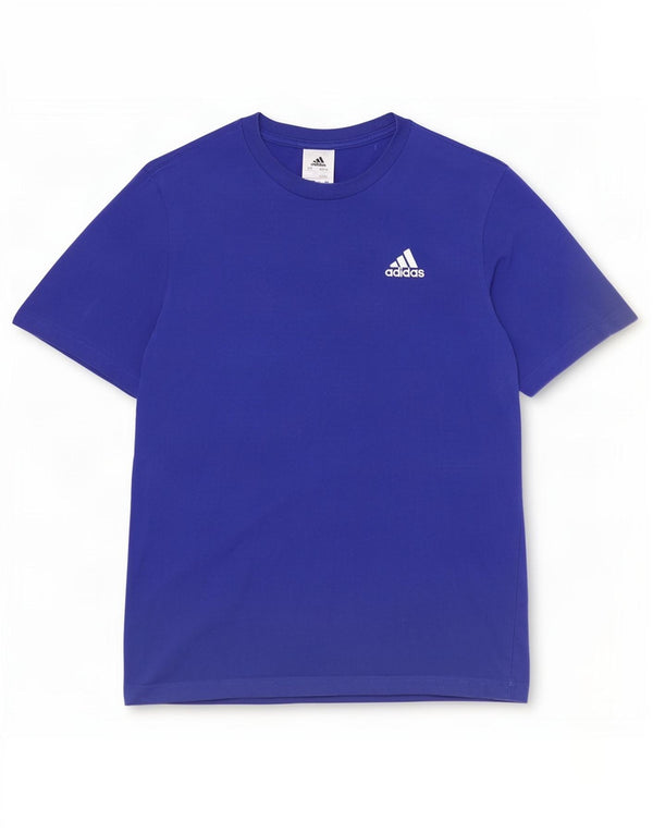 Tricou pentru bărbați Adidas Top mic, albastru, bumbac