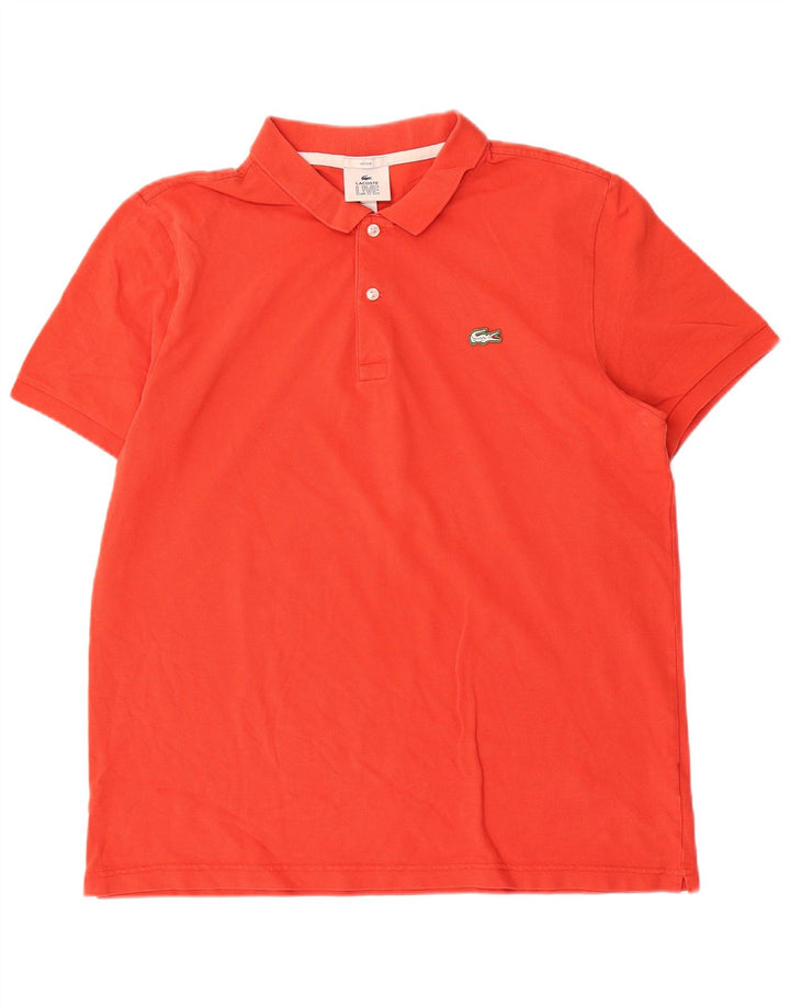 Tricou polo Lacoste pentru bărbați 2XL bumbac roșu
