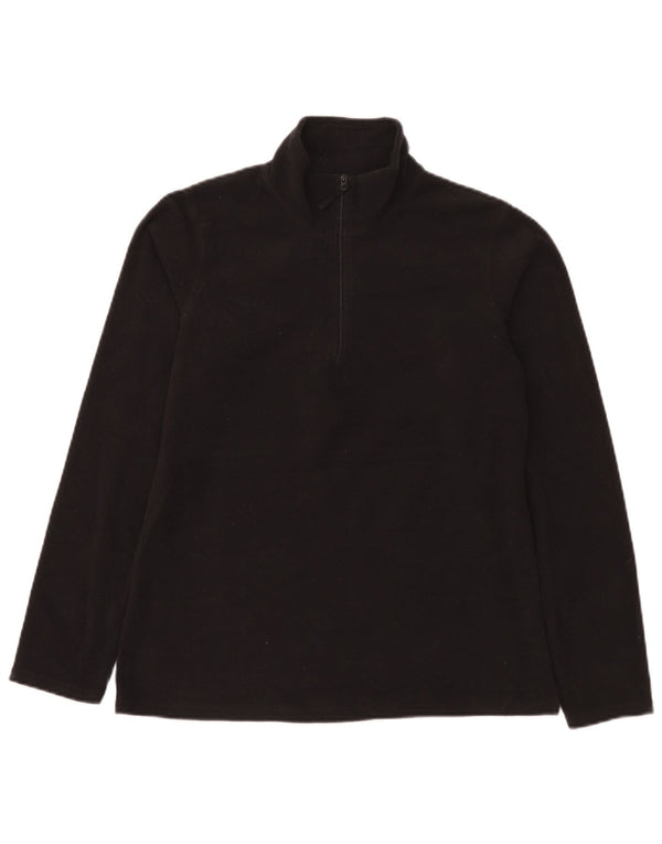 Pulover din lână pentru femei Mountain Warehouse, cu fermoar și gât, UK 14 Medium Negru