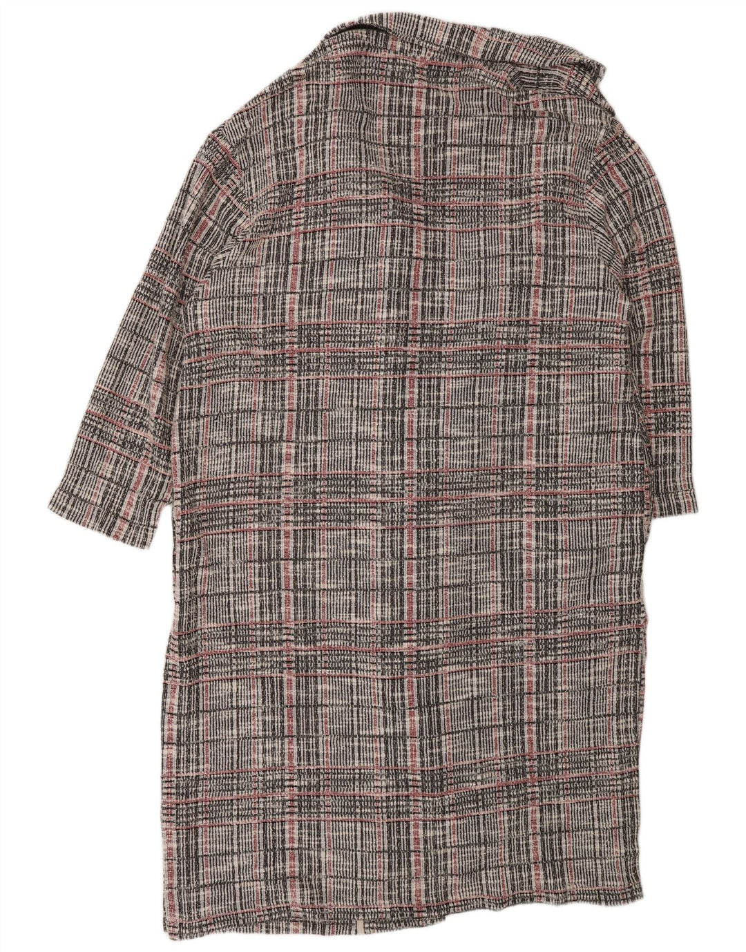 Pulover cardigan cu paragate pentru femei Marks & Spencer UK 22 3XL Gri Check