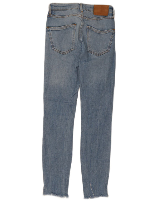 Blugi skinny dama Zara EU 34 2XS L24 L26 Bumbac albastru