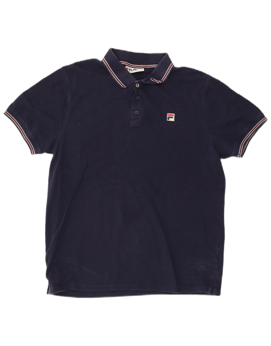 Tricou polo Fila pentru bărbați, mare, bleumarin, cu dungi