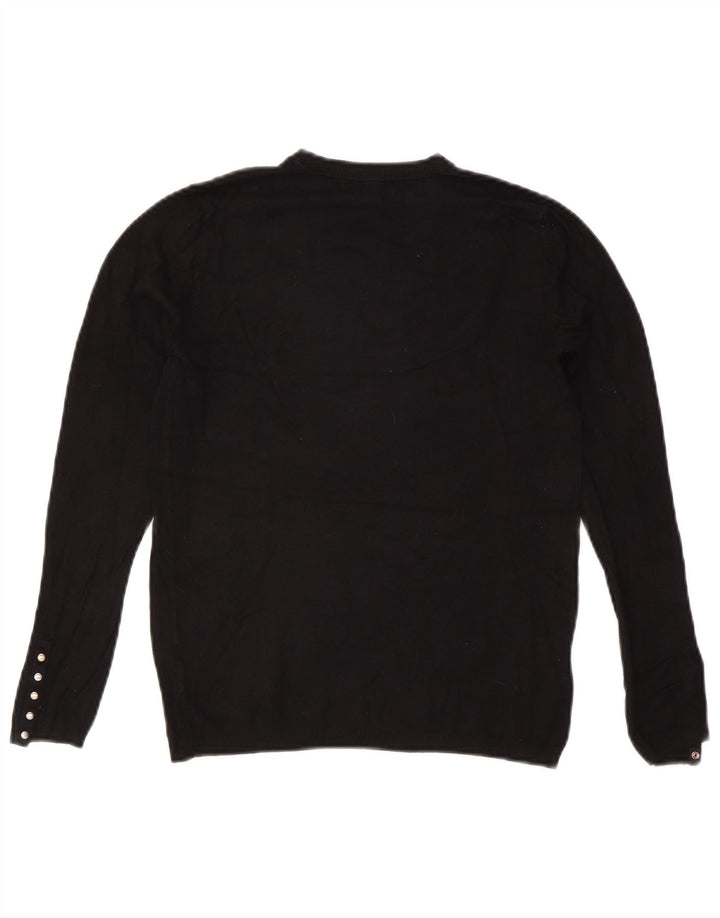 Pulover pentru damă Zara, cu gât turnut, UK 12 Medium Negru