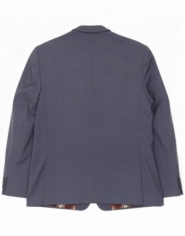 Jachetă pentru bărbați Ted Baker cu 2 nasturi UK 44 2XL Blue Wool