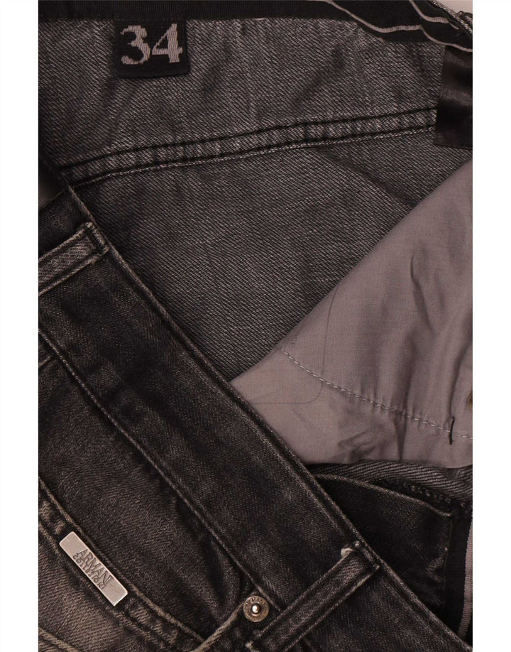 Blugi Bootcut pentru bărbați Armani W34 L31 gri