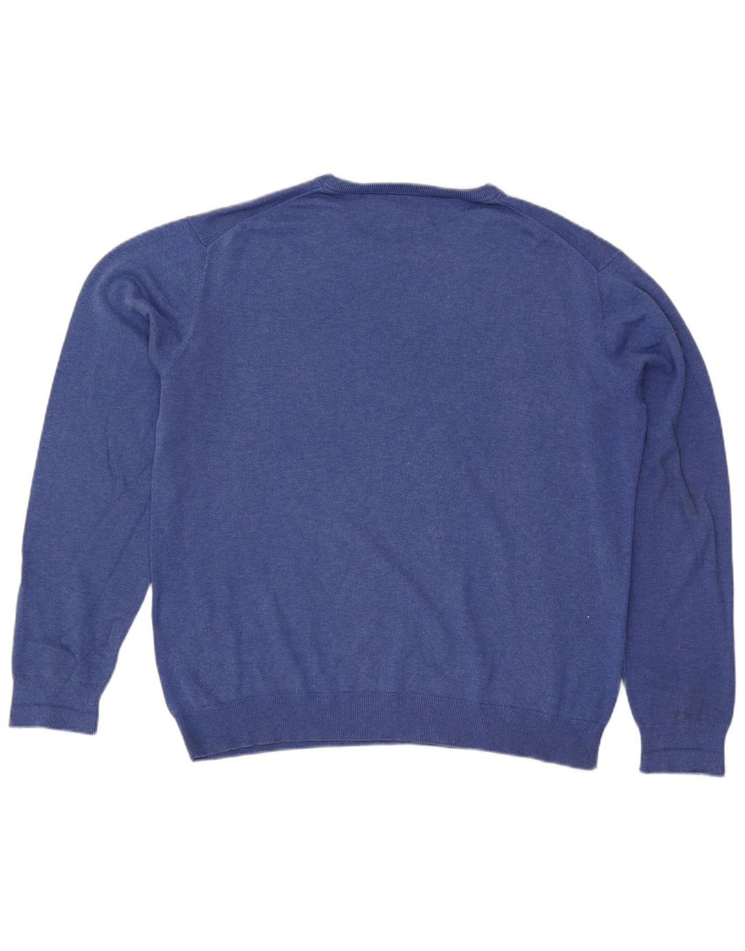 Pulover Gant pentru bărbați, cu gât crew, 2XL, bumbac albastru