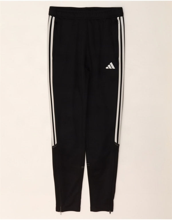 Pantaloni de trening obișnuiți pentru băieți Adidas 13-14 ani poliester negru