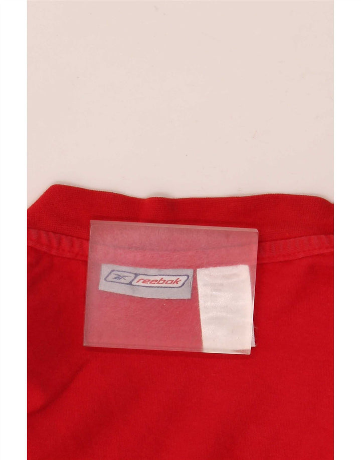 Tricou Reebok pentru bărbați Top mare bumbac roșu