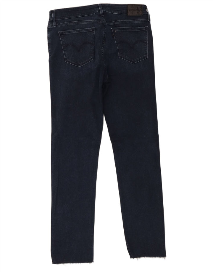 Blugi Levi's 712 Slim pentru femei W30 L29, bumbac bleumarin